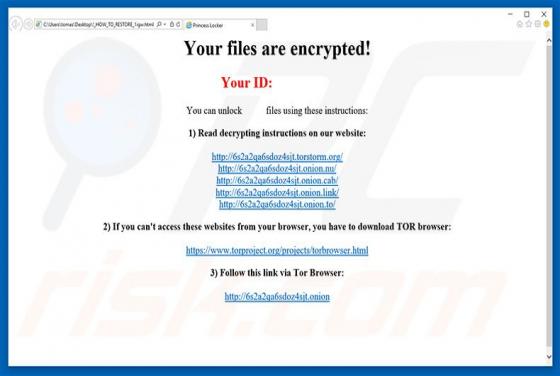 Princess Erpressersoftware