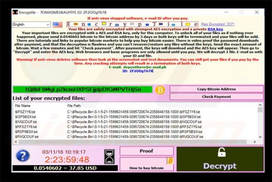 EncrypTile Erpressersoftware