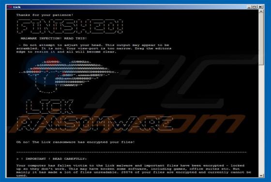 Lick Erpressersoftware