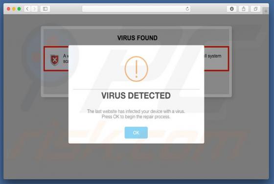 Virus Found Betrug (Mac)