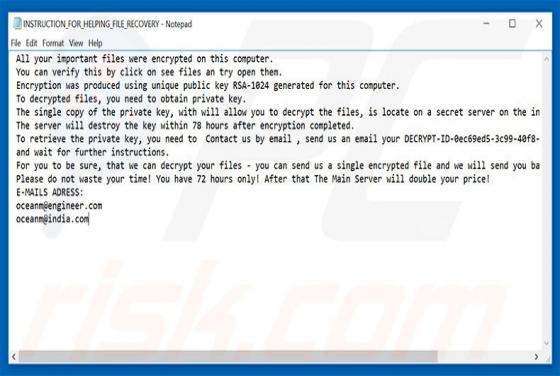 MOLE Erpressersoftware