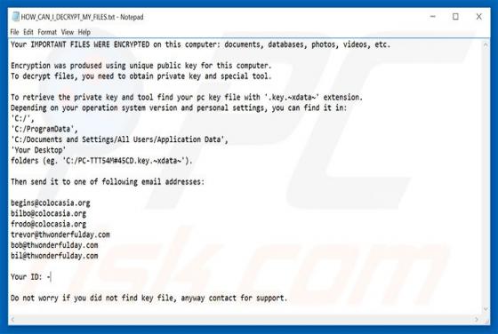 XData Erpressersoftware