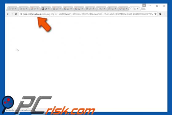 Venturead.com Weiterleitung