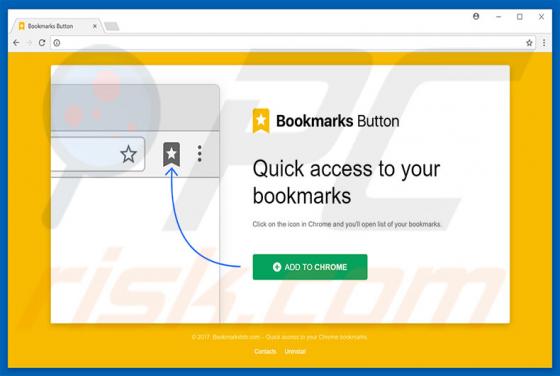 Bookmarks Button Werbefinanzierte Software