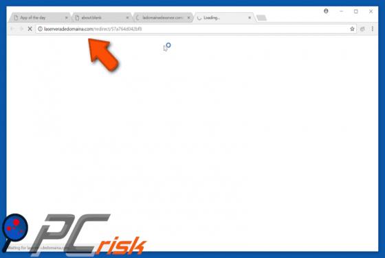 Laserveradedomaina.com Weiterleitung