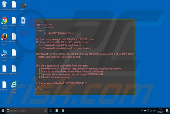 Lukitus Erpressersoftware