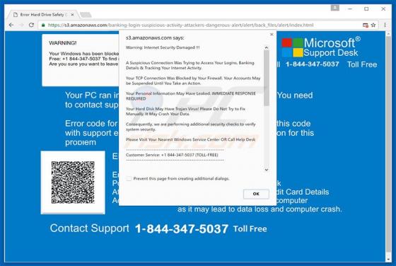 Internet Security Damaged Schwindel