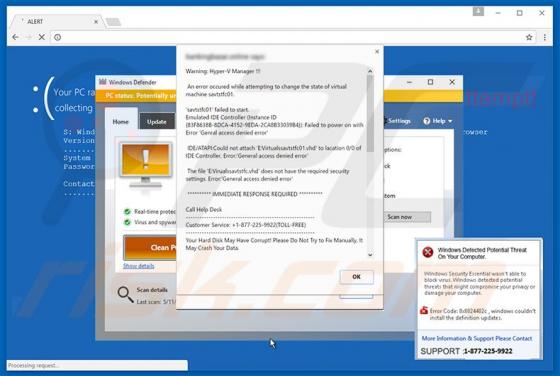 Warning: Hyper-V Manager Schwindel