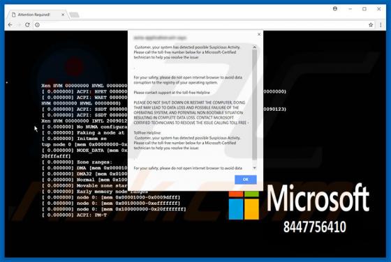 Possible Suspicious Activity Schwindel