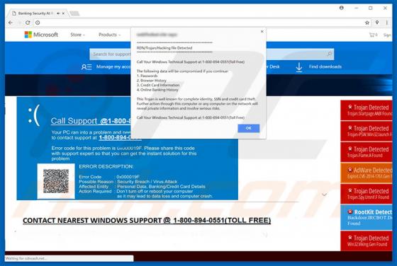 RDN/Trojan/Hacking File Detected Schwindel