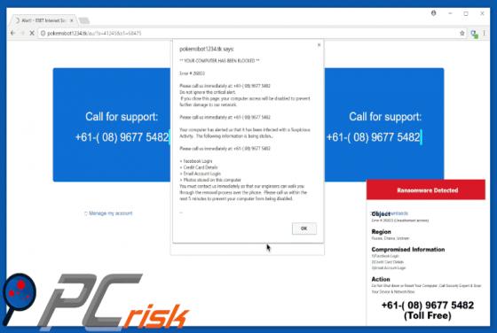 Ransomware Detected Schwindel