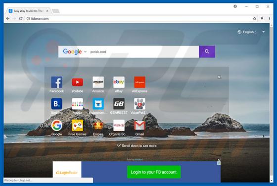 Fidonav.com Weiterleitung