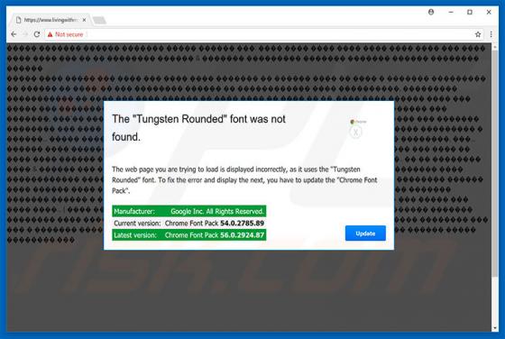 The Tungsten Rounded Font Was Not Found Schwindel