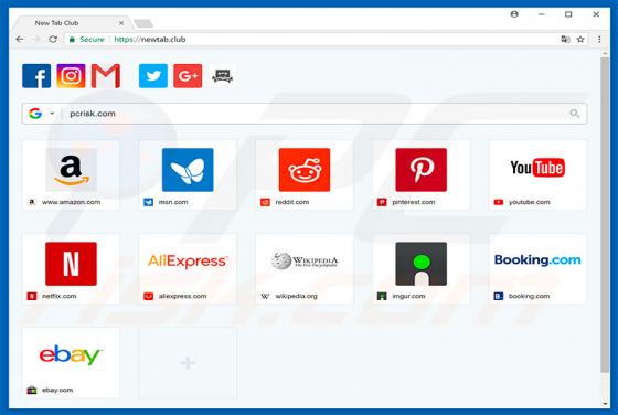Newtab.club Weiterleitung