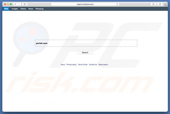 Search.froktiser.com Weiterleitung (Mac)