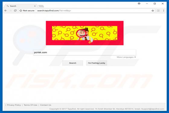 Search.tapufind.com Weiterleitung
