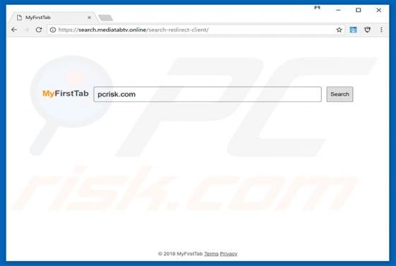 Search.mediatabtv.online Weiterleitung