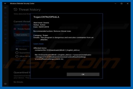 Trojan:O97M/DPLink.A