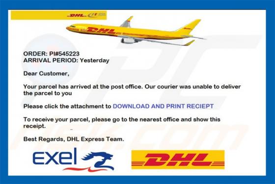 DHL Email Virus