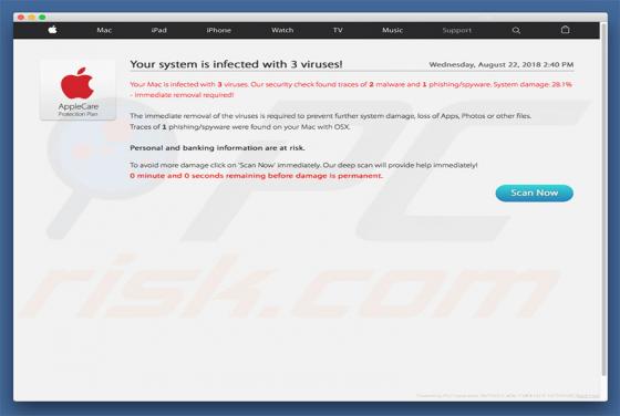 E.tre456_worm_osx Trojan Virus POP-UP Schwindel (Mac)