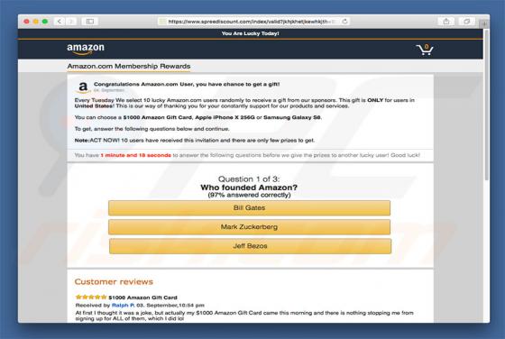 Spreediscount.com POP-UP Weiterleitung (Mac)