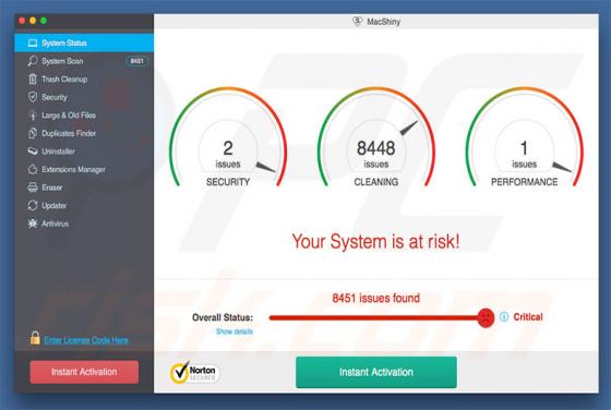 MacShiny Unerwünschte Anwendung (Mac)