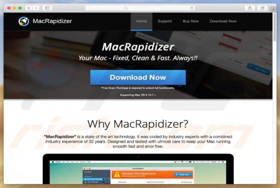 MacRapidizer Unerwünschte Anwendung (Mac)