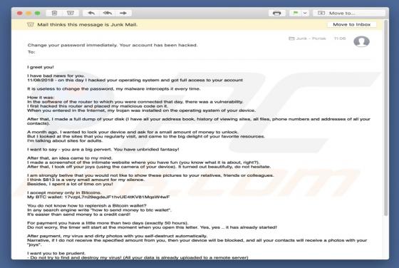 I Have Bad News For You Email Betrug