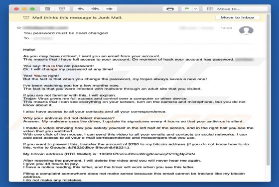 I Sent You An Email From Your Account Email Betrug