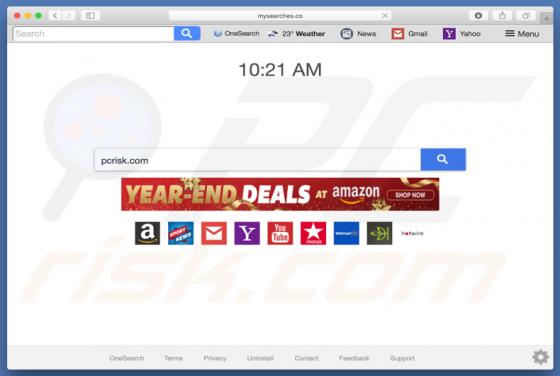 Mysearches.co Weiterleitung (Mac)