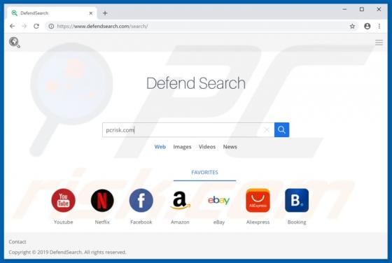 Defendsearch.com Weiterleitung