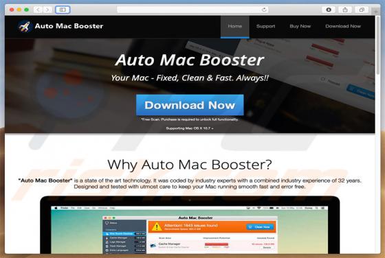Auto Mac Booster unerwünschte Anwendung (Mac)