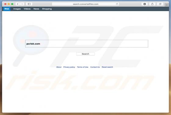 Search.convertallfiles.com Weiterleitung (Mac)