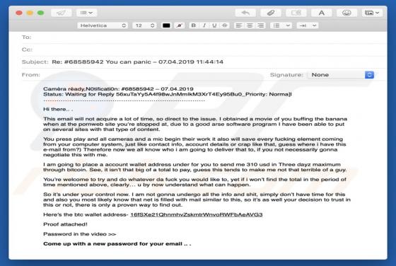 Proof Attached Email Betrug