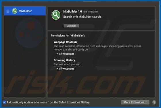 MixBuilder Virus (Mac)