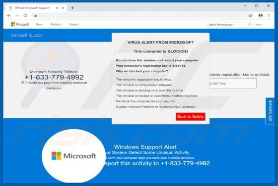 Windows Protected Your PC POP-UP Betrug