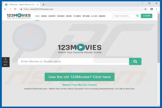 0123movies.com Malware