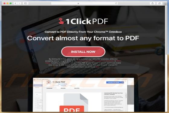 1 Click PDF Adware (Mac)