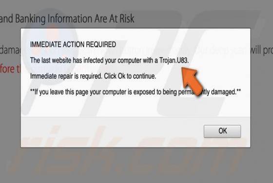 Trojan.U83 POP-UP Betrug (Mac)