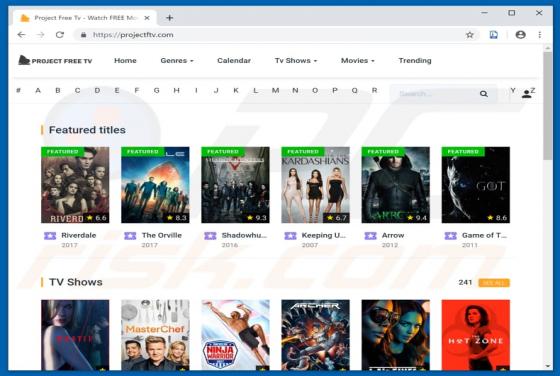Project Free Tv Virus