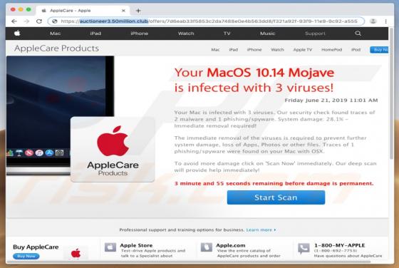 50million.club POP-UP Weiterleitung (Mac)