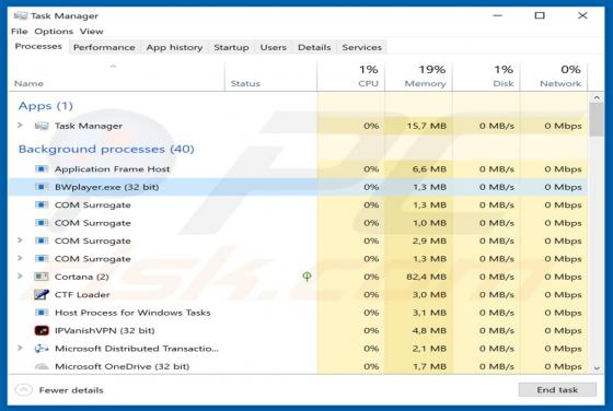 BWplayer Adware