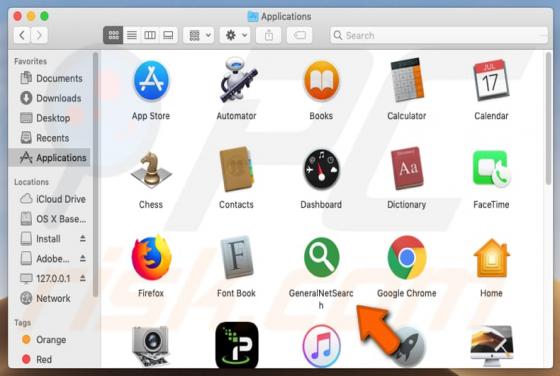 GeneralNetSearch Adware (Mac)