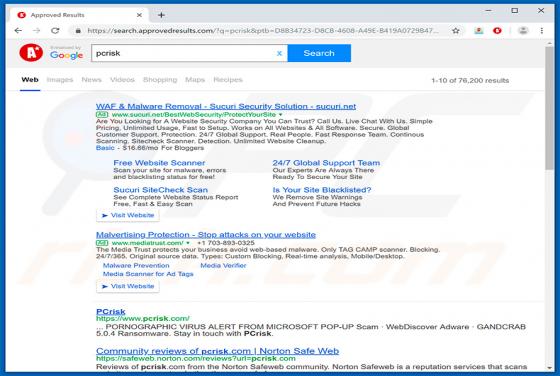 Approvedresults.com Weiterleitung