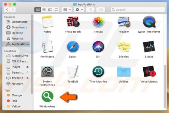 WindowArea Adware (Mac)