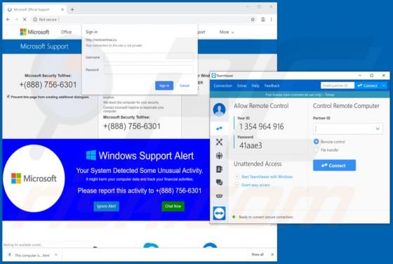 TeamViewer Tech Support Schwindel