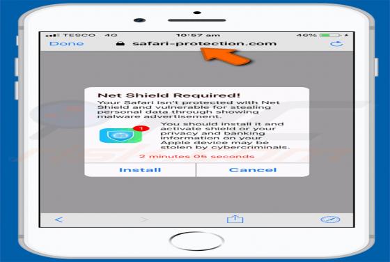 Safari-protection.com POP-UP Betrug (Mac)