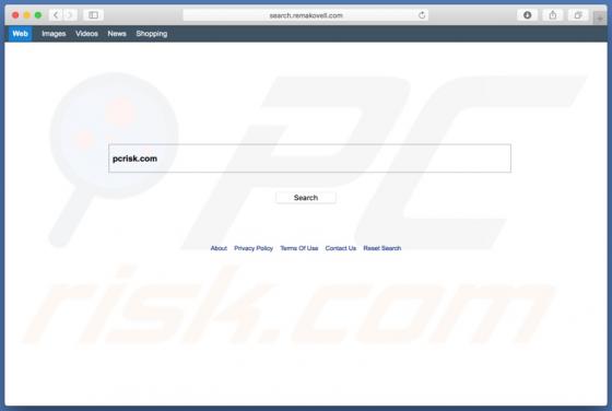Search.remakovell.com Weiterleitung (Mac)