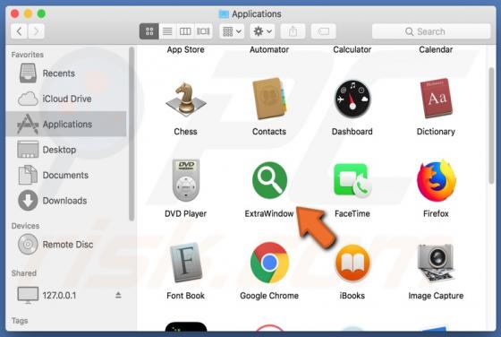 ExtraWindow Adware (Mac)