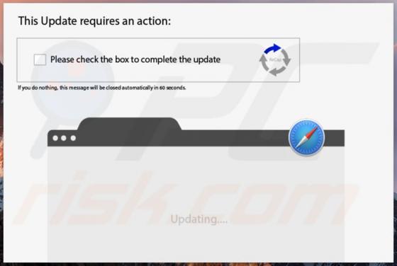 This Update Requires An Action Virus (Mac)